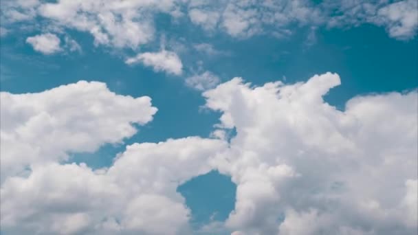 Wuhan Cielo Verano Nubes Acumulativas Timelapse Paisaje — Vídeos de Stock