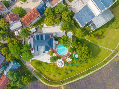 Wuhan Huabohui 'nin bahar manzarası Manzarası, Hubei, Çin