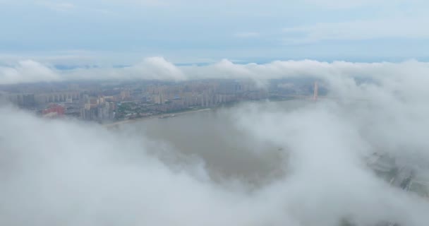 武汉市地标和天际线景观 — 图库视频影像