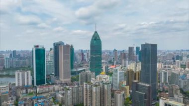 Wuhan Şehri ve Skyline Manzaraları  
