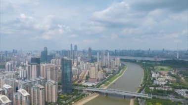 Wuhan Şehri ve Skyline Manzaraları  