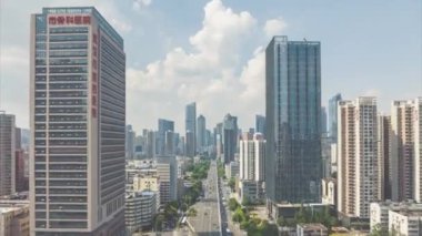 Wuhan Şehri ve Skyline Manzaraları  
