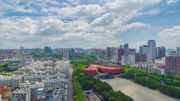 武汉市地标和天际线景观 — 图库视频影像