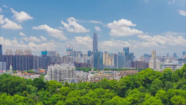 Wuhan Şehri Skyline Manzaraları — Stok video