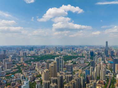 Wuhan Şehri ve Skyline Manzaraları  