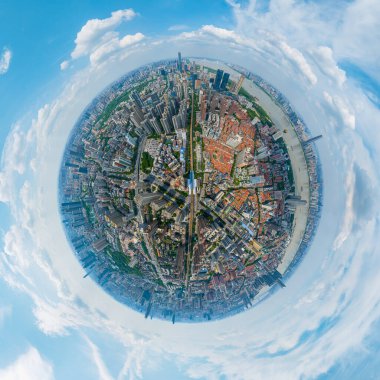 Wuhan Şehri ve Skyline Manzaraları  