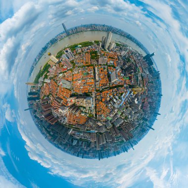 Wuhan Şehri ve Skyline Manzaraları  