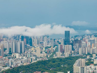 Wuhan Şehri ve Skyline Manzaraları  