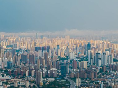 Wuhan Şehri ve Skyline Manzaraları  