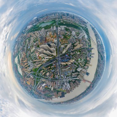 Wuhan Şehri ve Skyline Manzaraları  