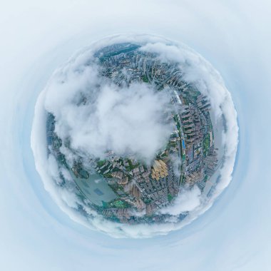 Wuhan Şehri ve Skyline Manzaraları  