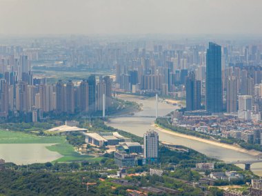 Wuhan Şehri ve Skyline Manzaraları  