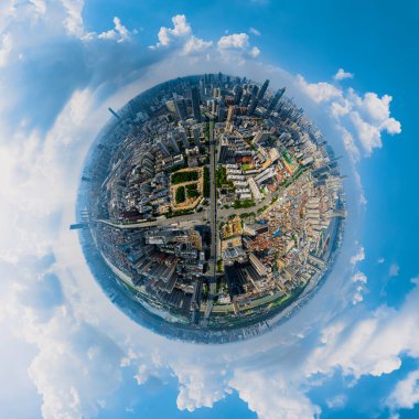 Wuhan Şehri ve Skyline Manzaraları  