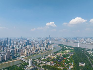 Wuhan Şehri ve Skyline Manzaraları  