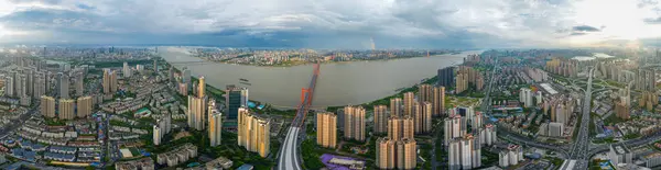 Wuhan City landmark and Skyline Landscapes