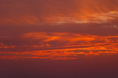 Wuhan Güzel Şehir Gökyüzü Sahnesi