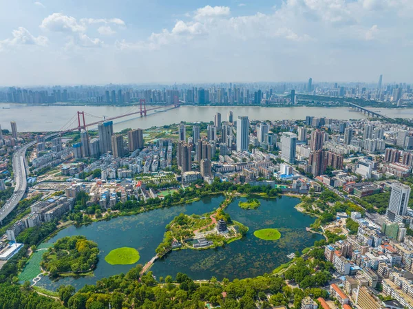 Stock image Wuhan Ziyang Lake Park scenery