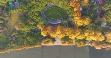 Wuhan Doğu Gölü Manzarası Sonbahar Manzarası