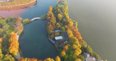 Wuhan Doğu Gölü Manzarası Sonbahar Manzarası