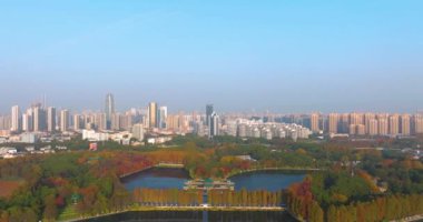 Wuhan Doğu Gölü Manzarası Sonbahar Manzarası