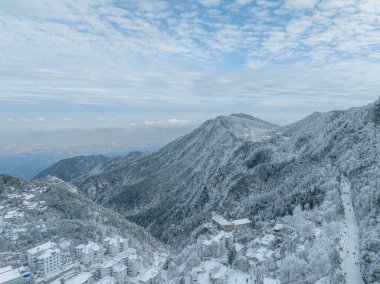 Lushan / Mountain Lu Ulusal Parkı Sahne Bölgesi, Jiujiang, Jiangxi, Çin