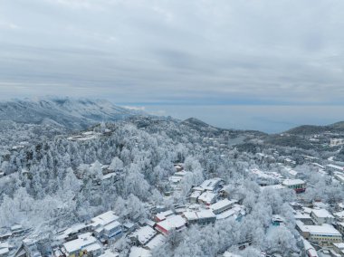 Lushan / Mountain Lu Ulusal Parkı Sahne Bölgesi, Jiujiang, Jiangxi, Çin