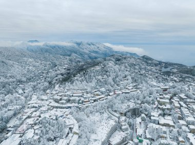 Lushan / Mountain Lu Ulusal Parkı Sahne Bölgesi, Jiujiang, Jiangxi, Çin