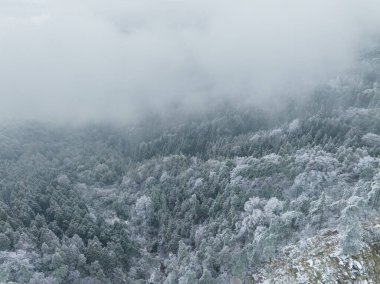 Lushan / Mountain Lu Ulusal Parkı Sahne Bölgesi, Jiujiang, Jiangxi, Çin