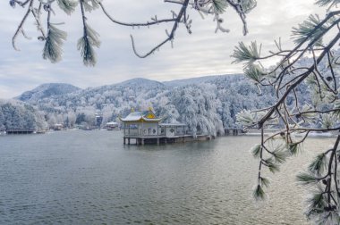 Lushan / Mountain Lu Ulusal Parkı Sahne Bölgesi, Jiujiang, Jiangxi, Çin