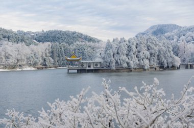 Lushan / Mountain Lu Ulusal Parkı Sahne Bölgesi, Jiujiang, Jiangxi, Çin