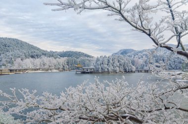 Lushan / Mountain Lu Ulusal Parkı Sahne Bölgesi, Jiujiang, Jiangxi, Çin
