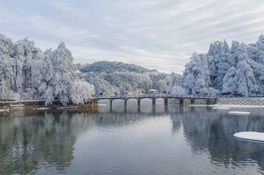 Lushan / Mountain Lu Ulusal Parkı Sahne Bölgesi, Jiujiang, Jiangxi, Çin