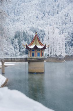 Lushan / Mountain Lu Ulusal Parkı Sahne Bölgesi, Jiujiang, Jiangxi, Çin