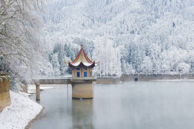 Lushan / Mountain Lu Ulusal Parkı Sahne Bölgesi, Jiujiang, Jiangxi, Çin