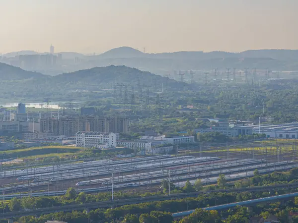 stock image Summer scenery of Wuhan East Lake Scenic Area