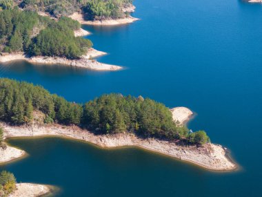 Cennetin sonbahar manzarası, Jiuzi Nehri, Luos, Çin