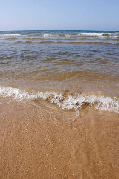 Waves Beach Baltic Sea Stock Image