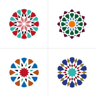 Kusursuz Arapça şablon arabesk, vektör desen dokusu