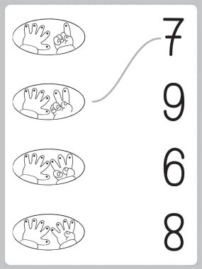 Educational and recreational activities for children at home and at school. A worksheet for parents and teachers to teach, exercise and train children to acquire new skills