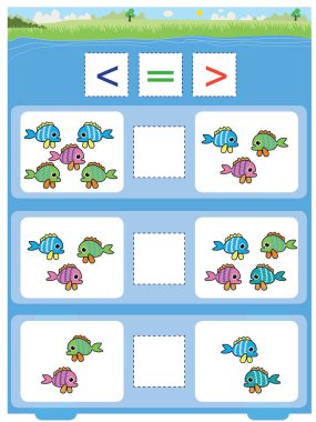 Educational and recreational activities for children at home and at school. A worksheet for parents and teachers to teach, exercise and train children to acquire new skills