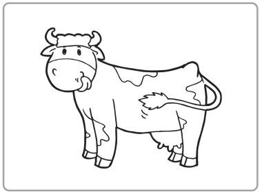 inek vektör resimleme kitabı