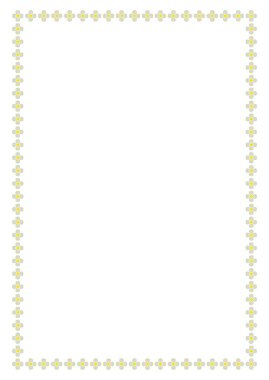 Metnin ya da fotoğrafın için alanı olan vektör çiçek çerçevesi. Dekoratif Çiçek sınır çerçevesi.