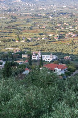 Yunanistan 'ın Zakynthos adasında yer alan Eleftherotria Manastırı' nın manzarası arttı
