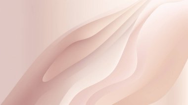 Işık dalgası tasarımlı, pastel tonlarda soyut sanat grafiği