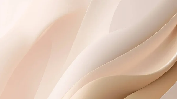 Abstract background with smooth lines in beige and beige colors