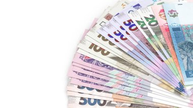 Ukrayna Hryvnia banknotları, Ukrayna para birimi finansal konsepti