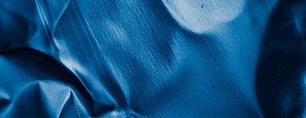 Karcos Kék Fémlemez Látható Textúrával Háttér — Stock Fotó