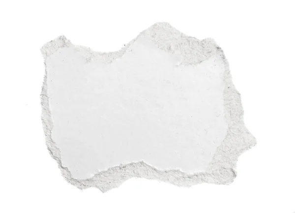 Λευκό Χαρτί Απομονωμένο Λευκό Φόντο — Φωτογραφία Αρχείου