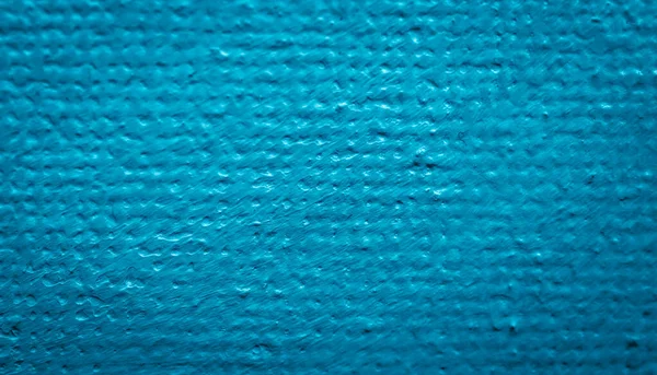 Kék Festék Vásznon Látható Textúrával — Stock Fotó