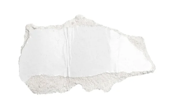 Λευκό Χαρτί Απομονωμένο Λευκό Φόντο — Φωτογραφία Αρχείου